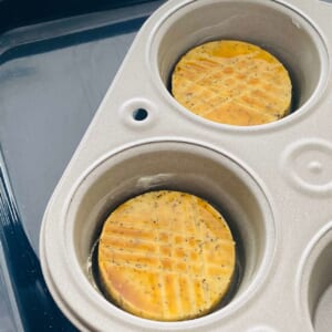 マフィン型でも同様に焼けます。